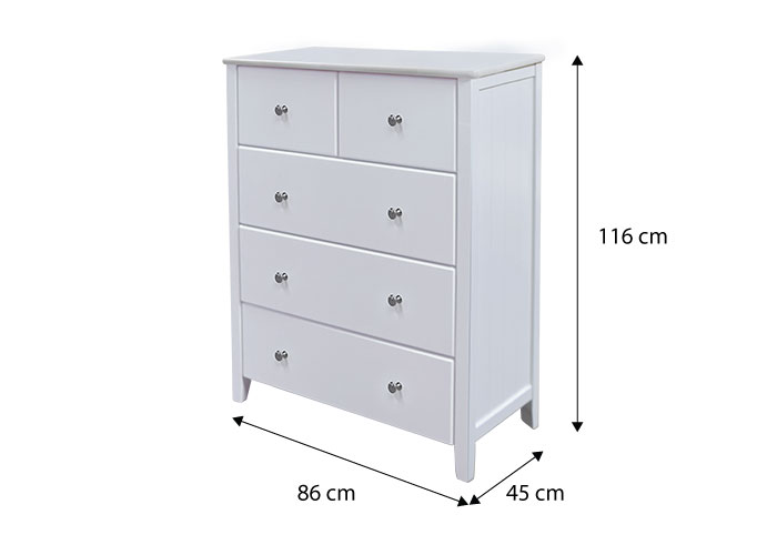 Carter 5 Drawer Chest Tall Boy